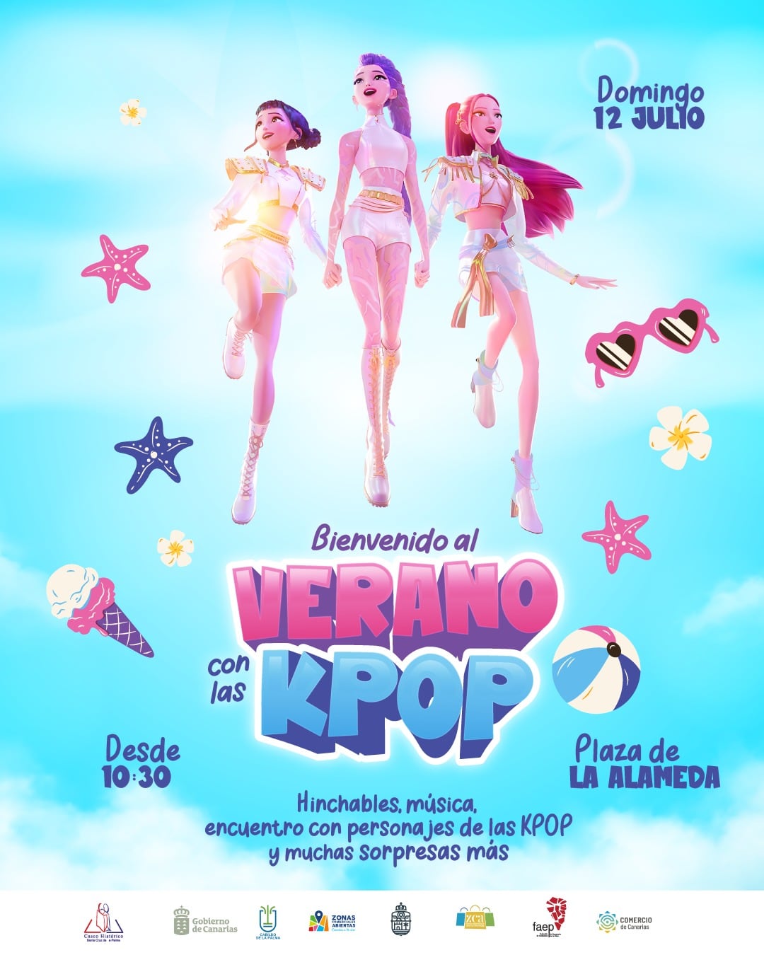 El Casco Histórico de Santa Cruz de La Palma da la bienvenida al verano con una jornada inspirada en el universo K-Pop