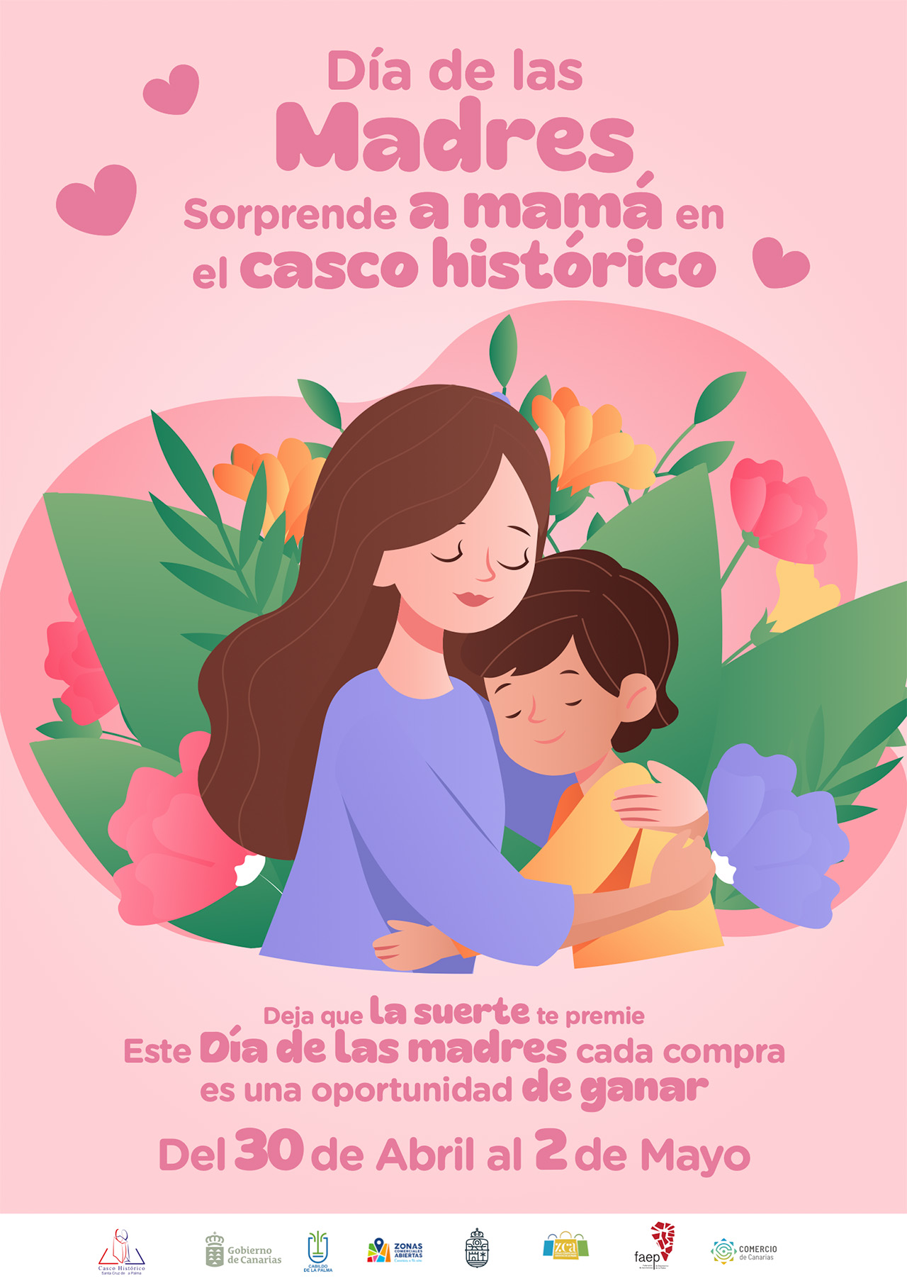 El Casco Histórico de Santa Cruz de La Palma celebra el Día de las Madres con premios especiales